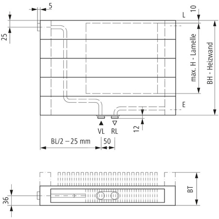 Grzejnik płytowy typ 22 KERMI V-HHV wym. 700 x 900 mm, kolor biały, moc 1515 W