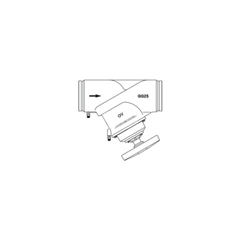 Hydrocontrol VGC DN300, PN16, zawór równoważący z żeliwa szarego, z kanałami do złączy sprzęgających 323.9 mm