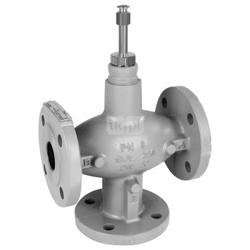 Zawór 3-drogowy, kołnierzowy, DN20, PN6, Kvs=6.3