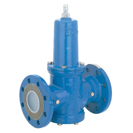 Typ DRVD - zawór redukcyjny do wody, nastawa 2,0 - 8,0 bar, przyłącza kołnierzowe PN16, Pnom=1,6 MPa, tmax=40 st.C. DN 80