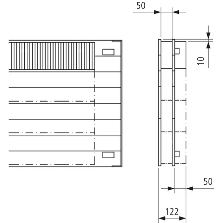 Grzejnik płytowy typ 22 KERMI V-HHV wym. 350 x 2200 mm, kolor biały, moc 2834 W