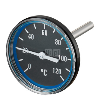 Termometr do Regumatów 180 DN 25, niebieski