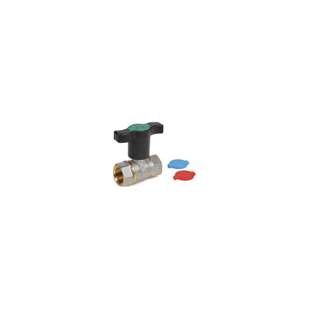 Zawór kulowy GIACOMINI R251WT 3/8'' GW, uchwyt: motylek