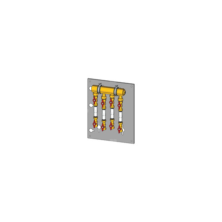 JEDNOSTKA POMIAROWA Z SZABLONEM POWR. OGRZEW. I KLIMAT. 3 WYJ. BEZ WODOM, 1 1/4" x 3/4 - 3"