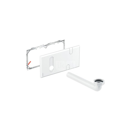 Uchwyt węża Geberit do płytek przykrywających, do baterii umywalkowych z podtynkową skrzynką funkcyjną
