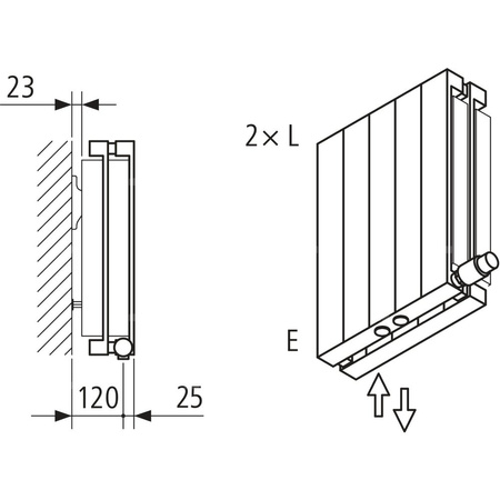 Grzejnik płytowy typ 22 KERMI V-HVV wym. 800 x 770 mm, kolor biały, moc 1566 W