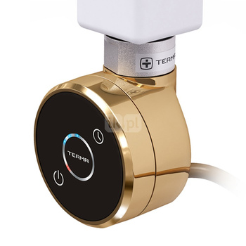 Grzałka TERMA DRY, 800W \ Tuba, Gold GPO, kabel spiralny z wtyczką [złocisty, 2,5m, logo Terma, inst