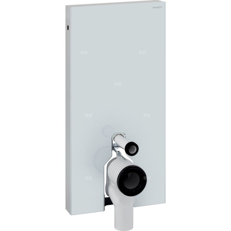 Moduł sanitarny do WC stojącego GEBERIT Monolith, 1010 mm x 480 mm x 106 mm, front: biały, bok: aluminium