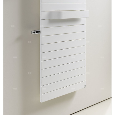 Kermi TABEO-V 1437x101x600mm QN 883, RAL9016, zawór po lewej