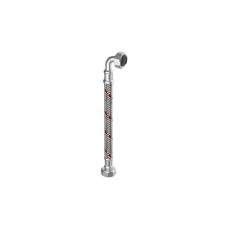 Wąż elastyczny przyłączeniowy FLAMCO MEIBES, 1' (25) x 25 mm x 1' (25), dł. 500 mm, GW x GW z oplotem
