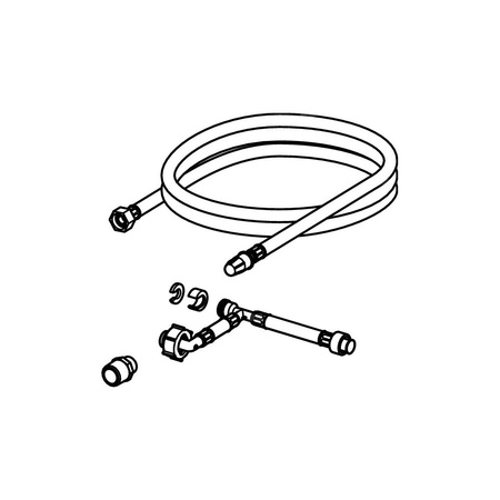 Element przyłączeniowy, 1120, E stal szlachetna - nierdzewna A czarny