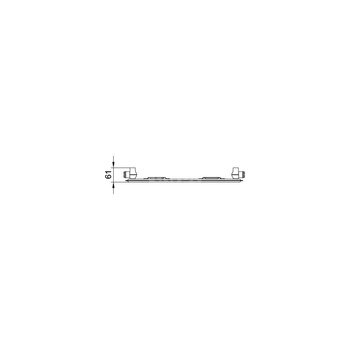 Grzejnik płytowy typ 10 KERMI Profil-K wym. 400 x 2300 mm, kolor biały, moc 978 W