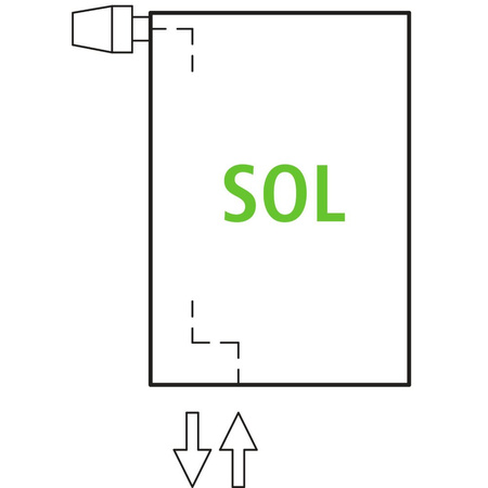 Grzejnik płytowy typ 11 KERMI V-HVV wym. 600 x 1610 mm, kolor biały, moc 1557 W