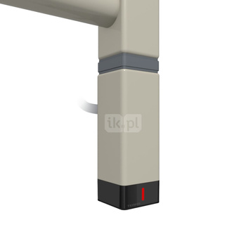 Grzałka TERMA One K30x30, 300W \ Tuba, RAL 7032, kabel prosty bez wtyczki maskownicą [srebrzysty, logo Terma, instr. TERMA]