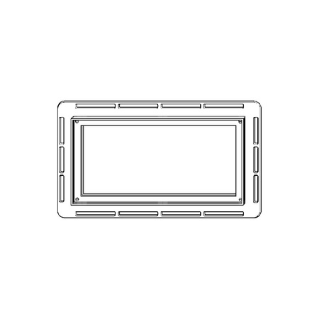 Ramka do zabudowy VIEGA 835023 (akcesorium) do podwieszanej miski WC tworzywo sztuczne chrom