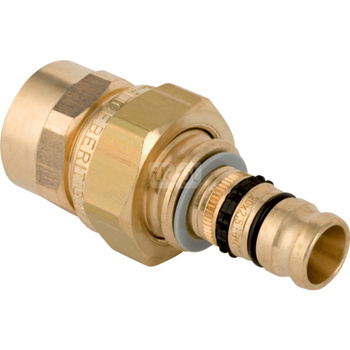 Śrubunek przejściowy GEBERIT Mepla, Cu / Cu, 1 1/4'' x 32 mm (GW x końcówka wciskowa), (głębokość: 19 mm) z uszczelką