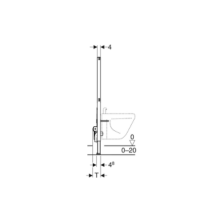 Podłączenie 90' GEBERIT Mepla, 1/2'' (GW x GZ), 73 mm