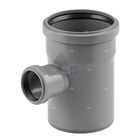 Trójnik MAGNAPLAST HT PLUS HTEA 87' PP DN 50 x DN 40 x DN 50 (ww x ww x wz), kolor szary