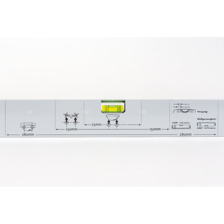 Poziomnica 600 mm, z magnesami