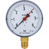 Manometr z rurką Bourdona AFRISO RF standardowy 0/6 bar G1/2B radialne fi 100 mm, kl. 1.6%