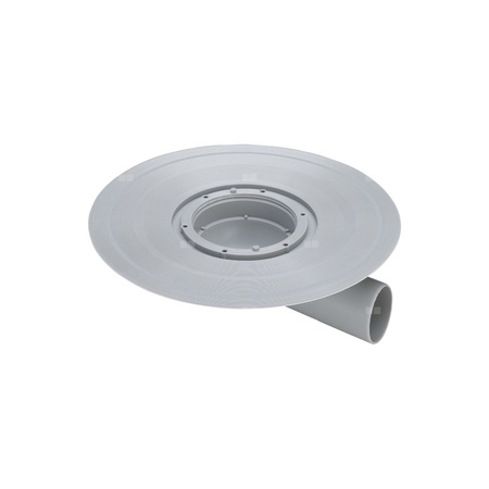 Advantix-odpływ balkonowy/tarasowy korpus nr wzoru 4943.21 DN: 50 wydajność odpływu przy wysokości spiętrzenia 35 mm (wg PN-EN 1253): 2.5 odpływ poziomy