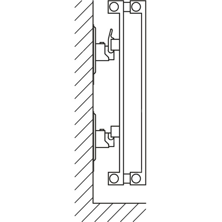 Grzejnik płytowy typ 20 KERMI V-HVV wym. 1800 x 1470 mm, kolor biały, moc 4018 W