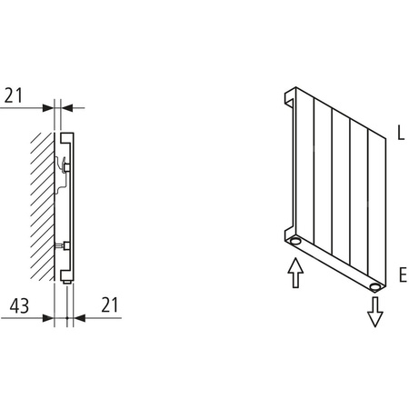 Grzejnik płytowy typ 10 KERMI HVN wym. 600 x 1750 mm, kolor biały, moc 1152 W