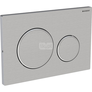 Przycisk uruchamiający Geberit Sigma20, przedni, stal nierdz.-polerowana-szczot.