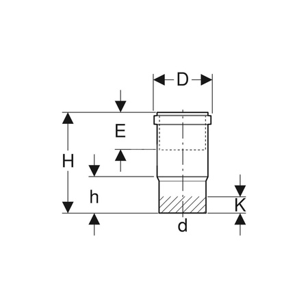 Zaślepka kolana odpływowego