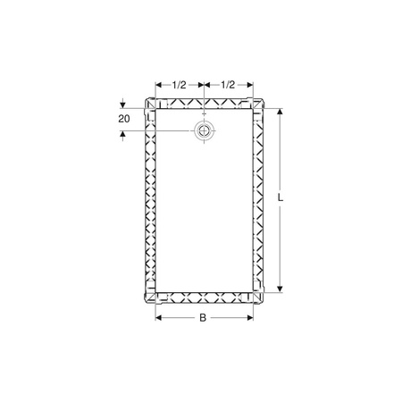 Pokrywa odpływu Geberit Split d90, do syfonu brodzikowego, wysokość zasyfonowania 30 / 50 mm: Płyta przykrywająca: biała / matowa, Pierścień ozdobny: chrom matowy