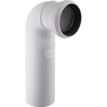 Kolano odpływowe do WC 90st. białe