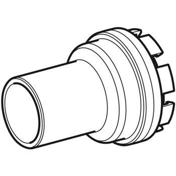 Króciec odpływowy Geberit do syfonu brodzikowego d90, d=40mm