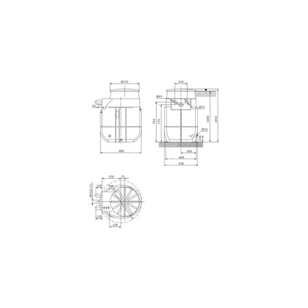 Pompa do ścieków WILO DrainLift WS 50 Hz / 4.2m³/h / 0.82W