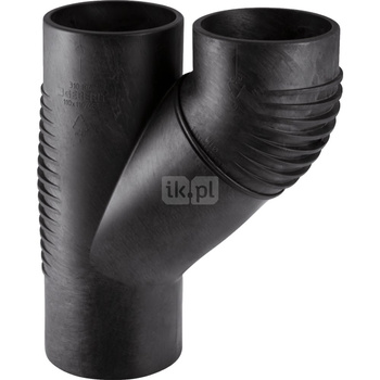 Trójnik GEBERIT Silent-db20 PE 90 mm x 90 mm x 90 mm (króciec z tworzywa sztucznego do spawania/zgrzewania x króciec z tworzywa sztucznego do spawania/zgrzewania x króciec z tworzywa sztucznego do spawania/zgrzewania)