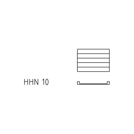 Grzejnik płytowy KERMI Ściana grzewcza HHN Typ 10, wym. 490/1700mm, kolor biały, moc 898W