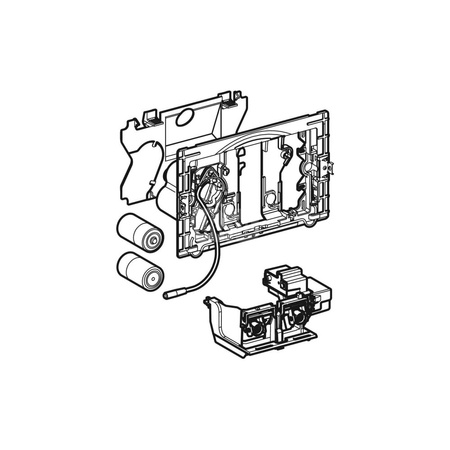 Płytka ochronna Geberit do systemu spłukiwania WC z elektronicznym uruchamianiem spłukiwania