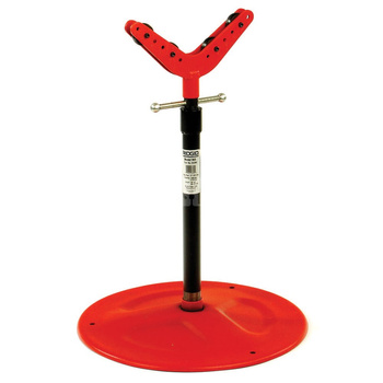 Podstawa pod rowkarkę rolkową 965 do rur o średnicy maks. 12" (300 mm) z regulacją wysokości 66 - 107 cm