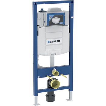 Element montażowy Geberit Duofix do wiszących misek WC, 120 cm, ze spłuczką podtynkową Sigma 12 cm, ze spłukiwaniem higienicznym HS50, jedno przyłącze wody