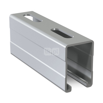 Szyna montażowa NICZUK NSZMF, gr. 2.5 mm, dł. 6000 mm, stal nierdzewna (pasywacja)