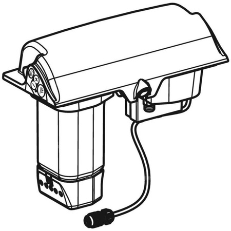 Jednostka funkcjonalna do Geberit AquaClean Sela (produkowanych do 2018 roku): Biały-alpin