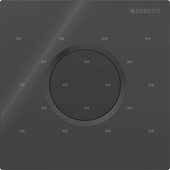 Płyta przykrywająca Geberit typ 01, okrągła: Czarny, RAL 9005