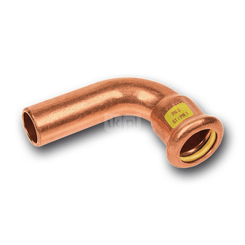 Łuk 90' SANHA Press Gas, miedź, 12 mm (zw x zz)