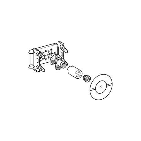 Podkładka izolacyjna akustyczna, do przyłącza prostego, EPDM