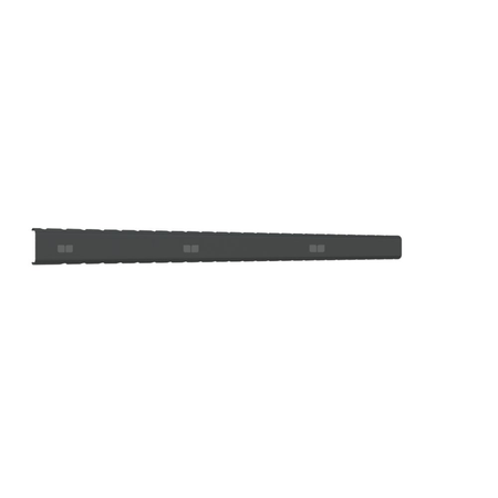 Maskownica grzejnika TERMA MICHELLE, prawa, 1620 mm \ RAL 9011