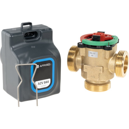 3-drogowy zawór strefowy AZV 844, DN25, G1 1/4'', Kvs 11, 230 V AC, AB-B