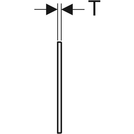 Ramka ozdobna przycisku Geberit Omega60, chrom szczot.