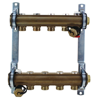 Zespół rozdzielaczy drążkowych HERZ do ogrzewania 4