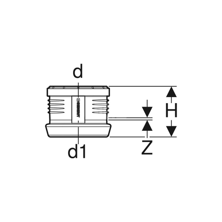 Uszczelka Geberit Silent-PP wargowa EPDM d75
