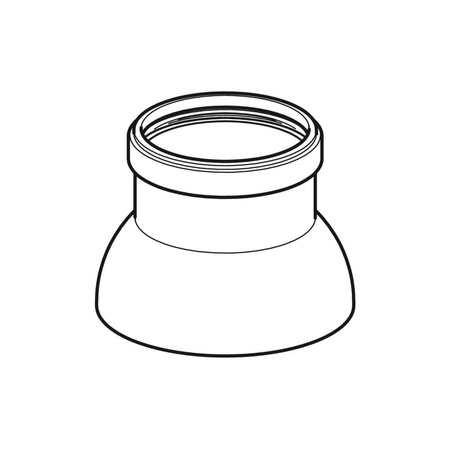 O-Ring gumowy GEBERIT HDPE epdm 63 mm, kolor czarny