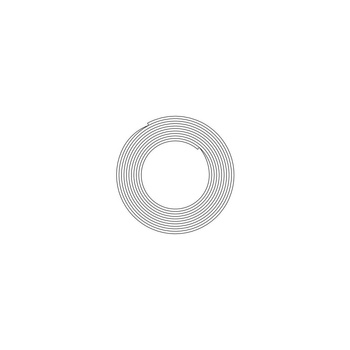 Rura PE-Xc/EVOH/PE-Xc OVENTROP Copert 16 mm x 2 mm, izolacja kolor biały - kręgi 600m wielowarstwowa gładka